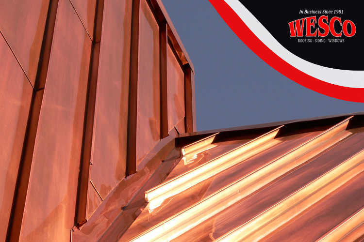 Captivating Copper Roof - A Timeless Classic. Get expert installation Atascocita's finest roofing company, Wesco Roofing.