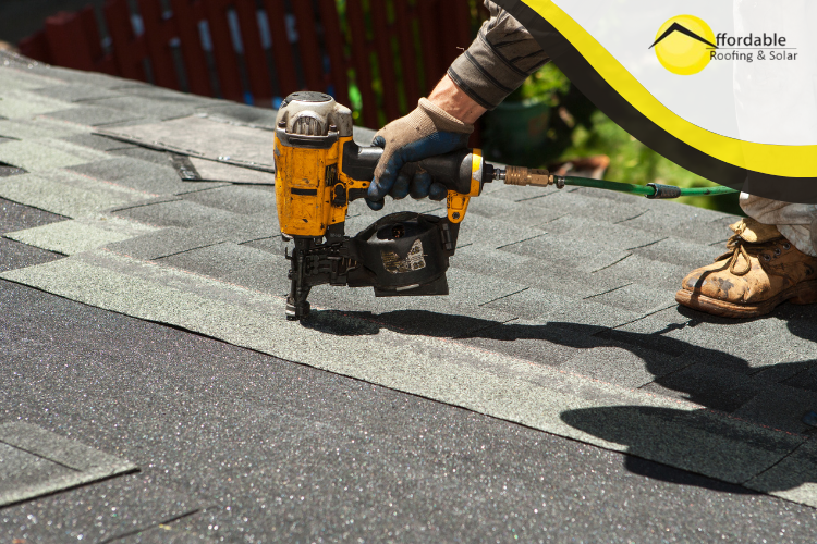 Roof replacement in progress by Wesco, expert roofing contractors.