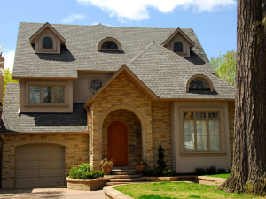 Complete roof replacement with new asphalt shingles